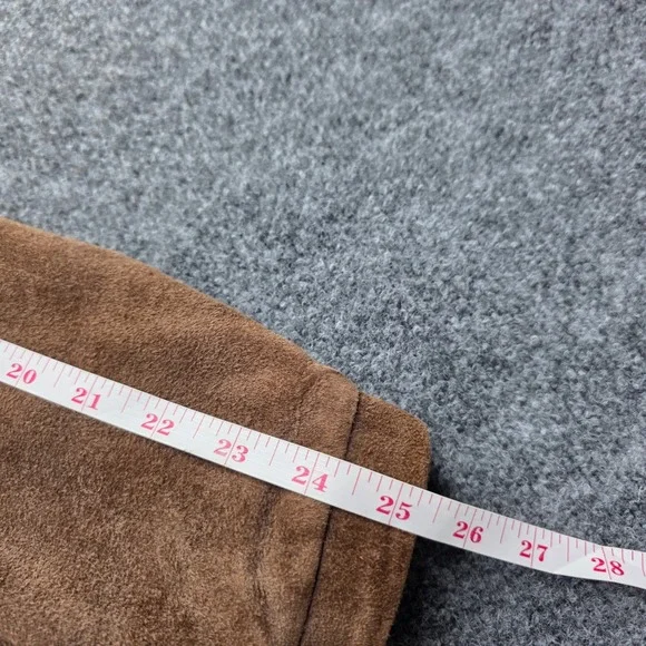 Roundtree & Yorke Suede Jacket Bomber Harrington Leather Brown Men Large Vintage - Picture 12 of 14